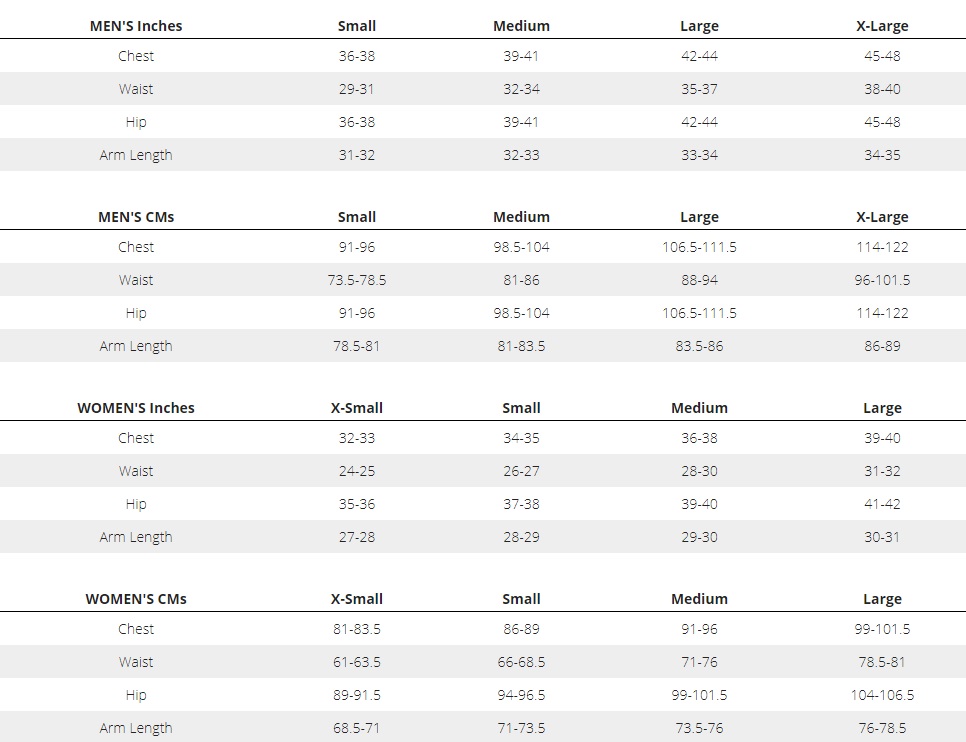 Le Bent Size Guide